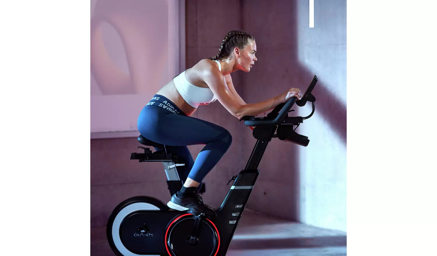 Adidas C-21X Indoor Exercise Bike with Connected Fitness