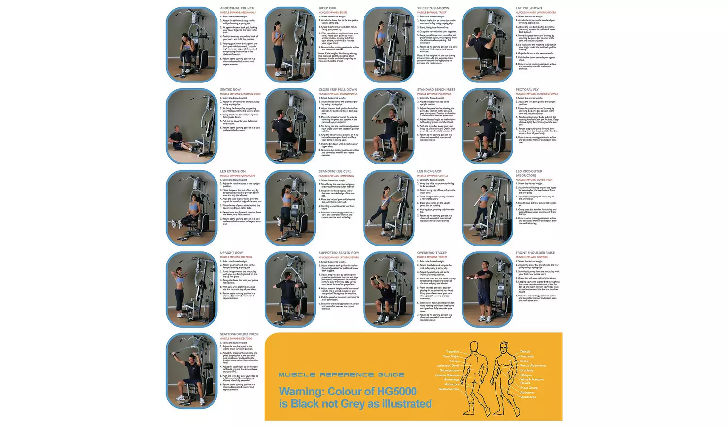 Marcy Eclipse HG5000 90KG Deluxe Home Multi Gym