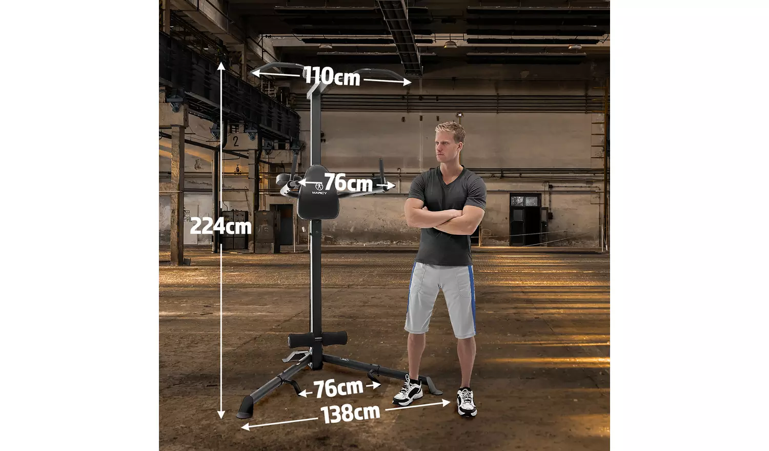 Marcy TC-3508 Deluxe Corner Pull Up Power Tower