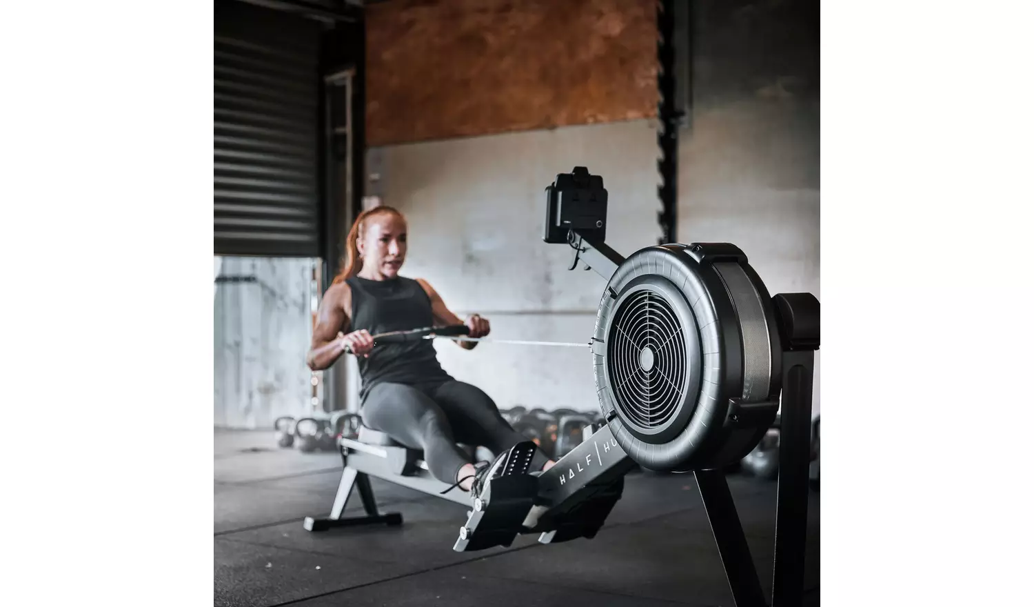 Half Human Air Manual Rowing Machine