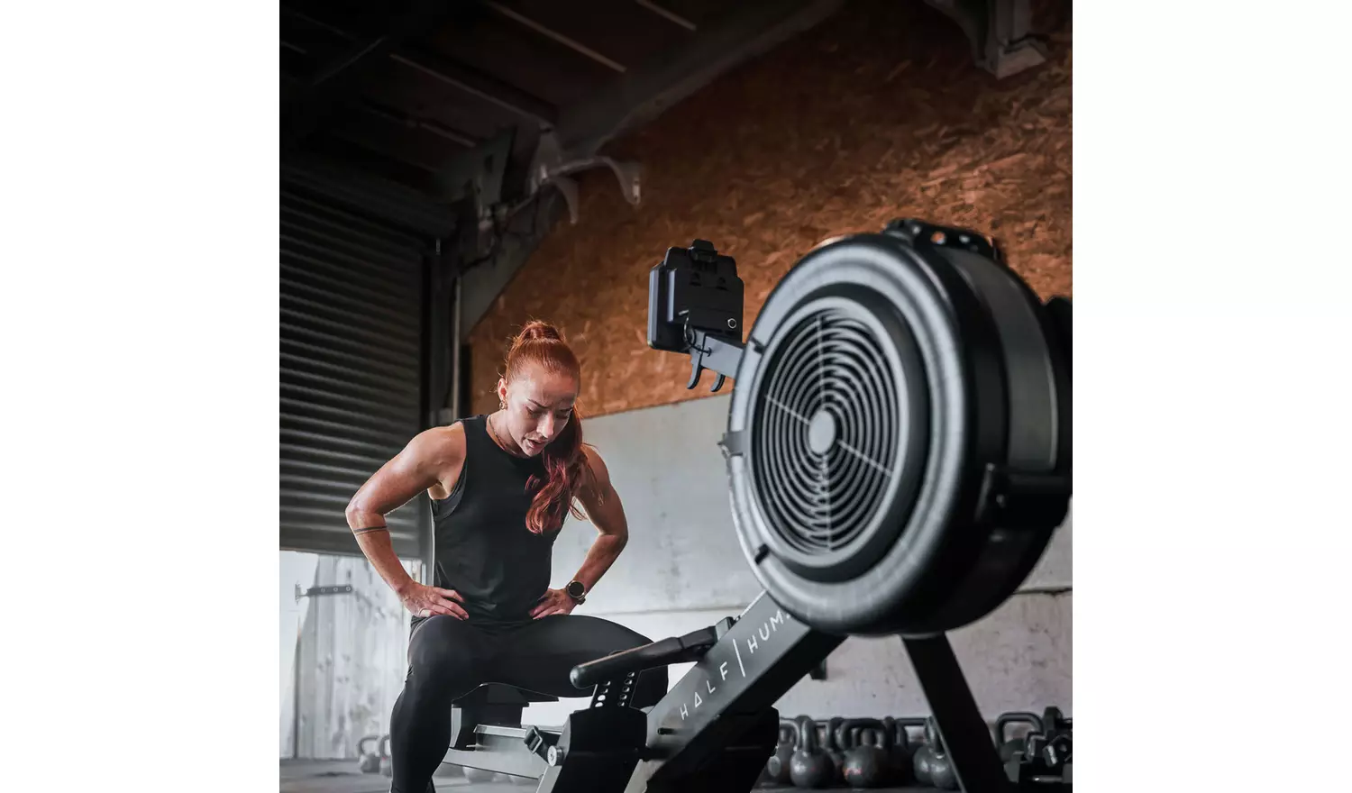 Half Human Air Manual Rowing Machine