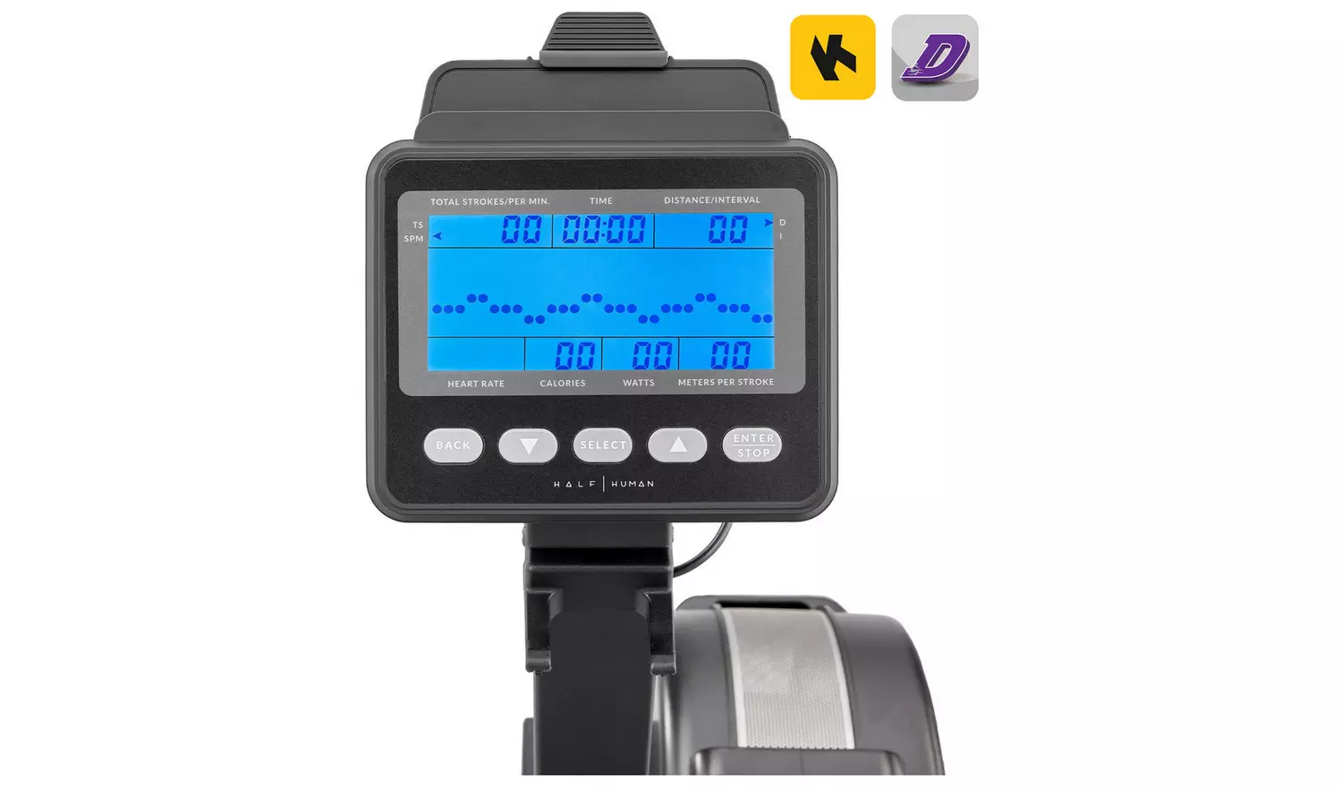 Half Human Air Manual Rowing Machine