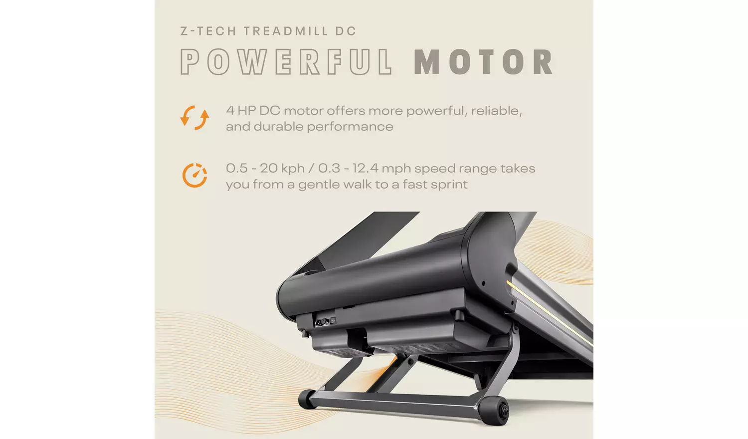 Reebok Z-Tech DC Treadmill with Connected Fitness