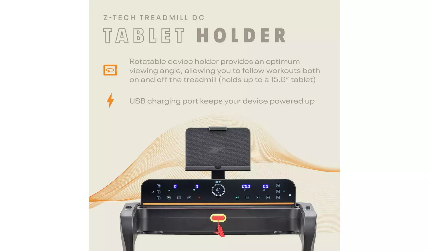 Reebok Z-Tech DC Treadmill with Connected Fitness