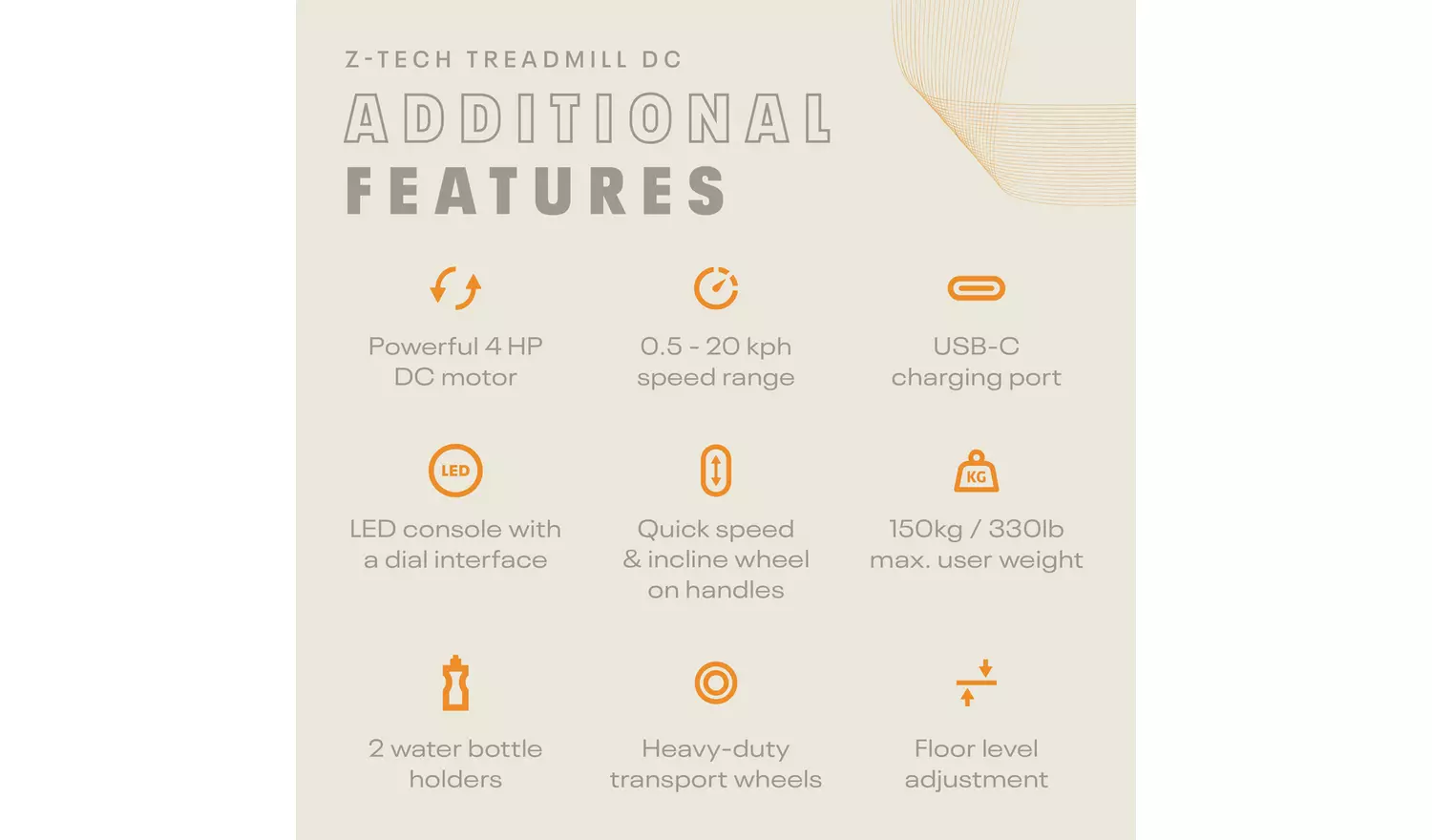 Reebok Z-Tech DC Treadmill with Connected Fitness