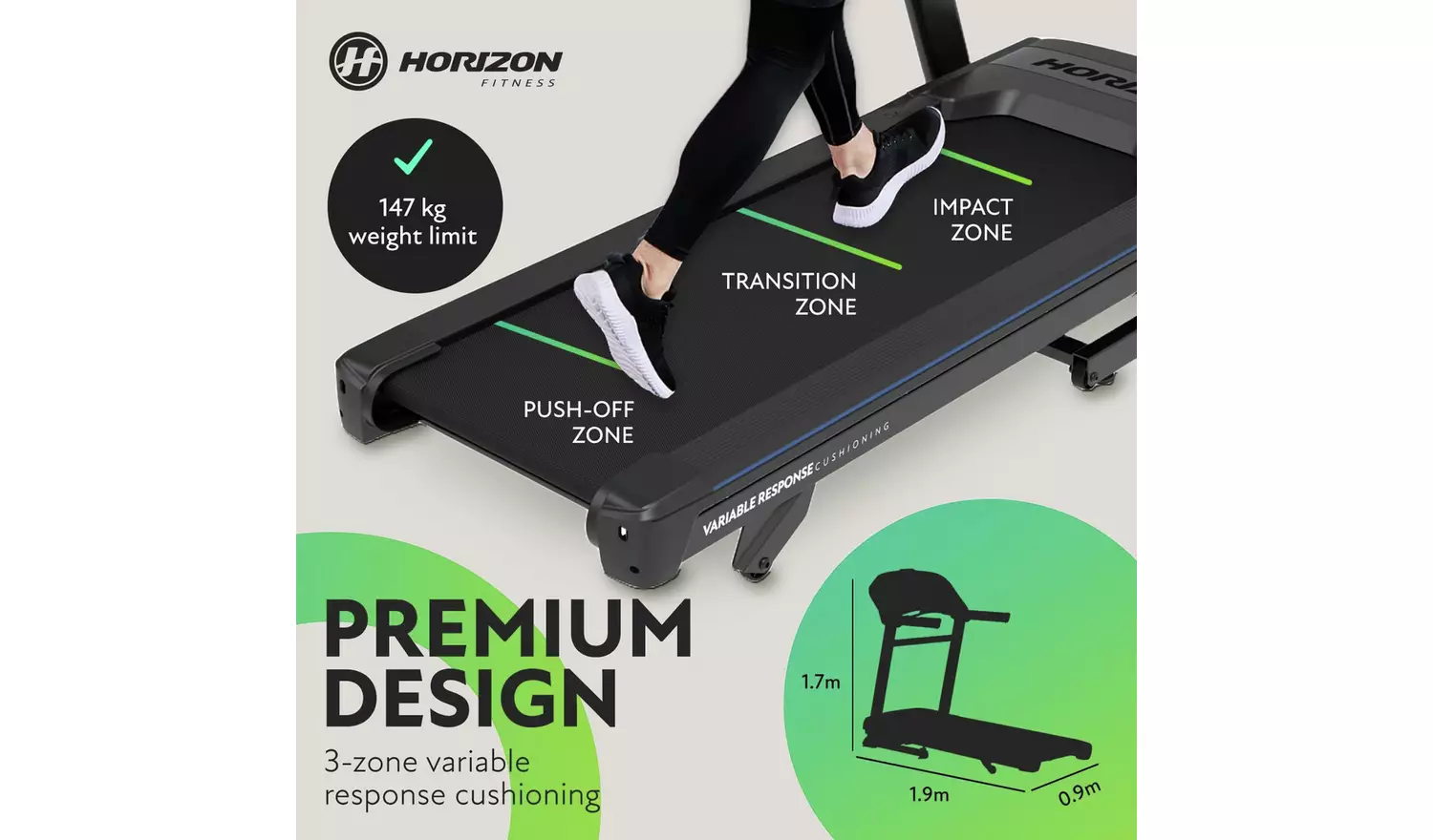 Horizon Fitness 7.0 AT Folding Treadmill