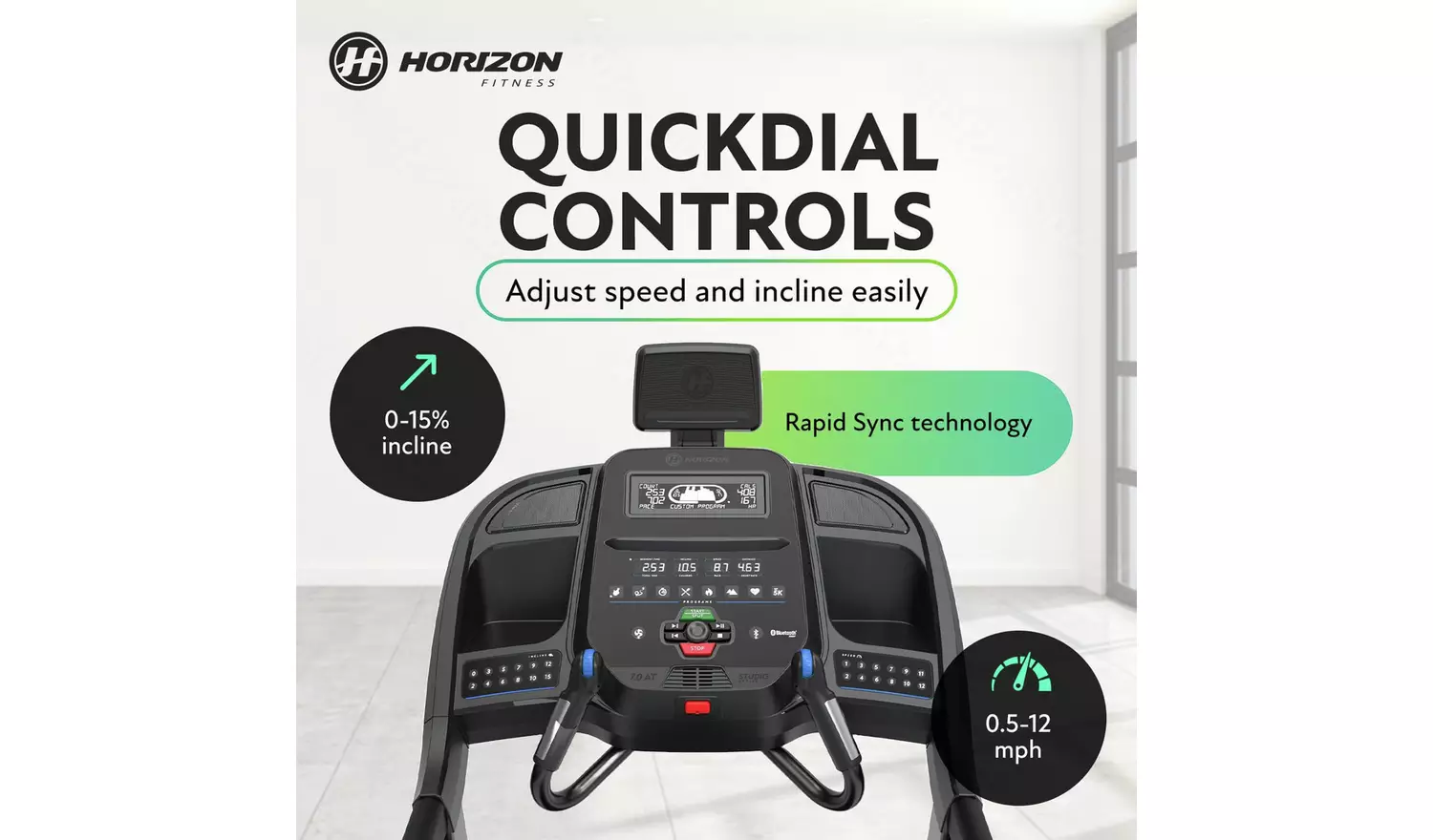 Horizon Fitness 7.0 AT Folding Treadmill