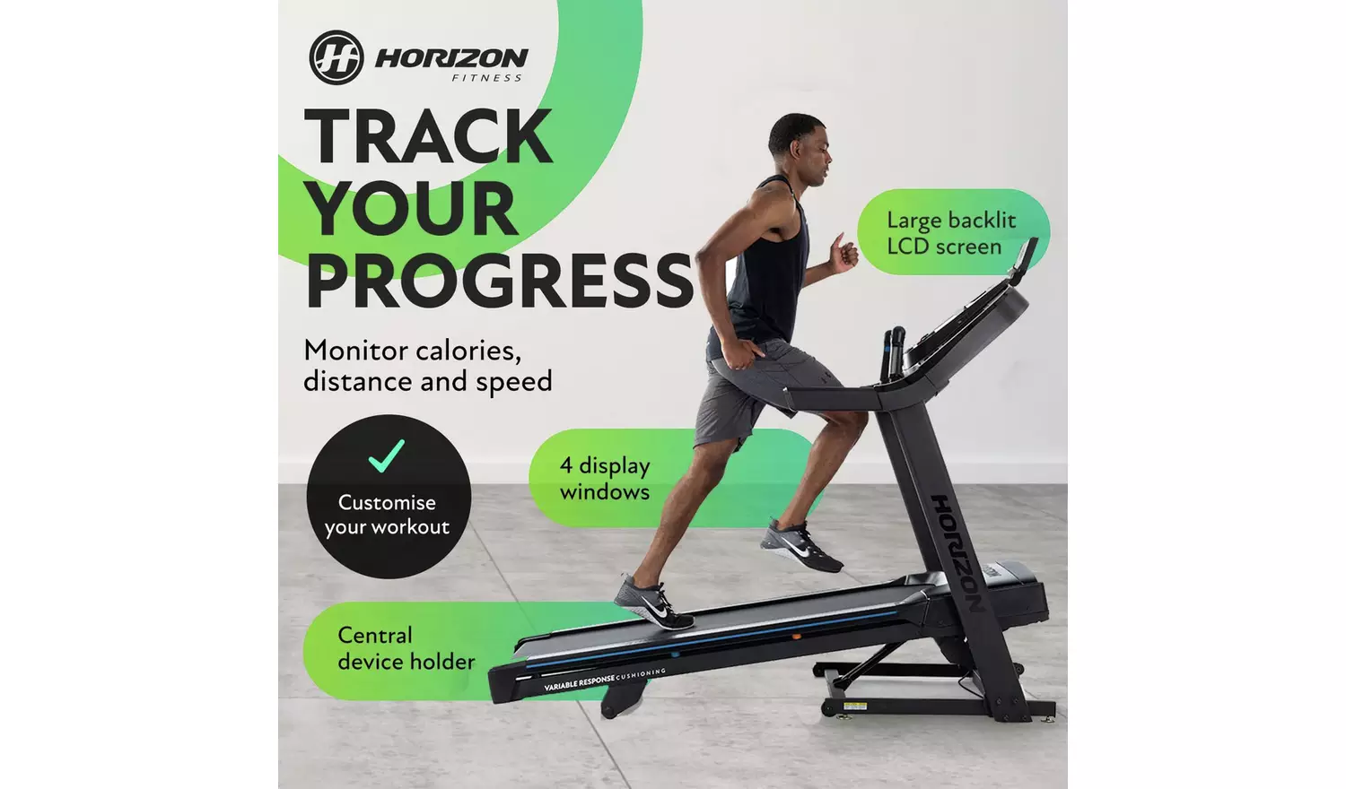 Horizon Fitness 7.0 AT Folding Treadmill