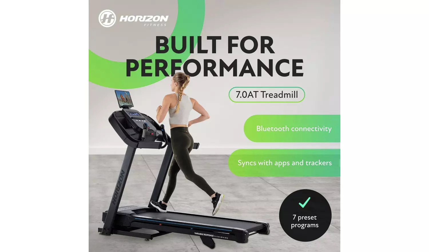 Horizon Fitness 7.0 AT Folding Treadmill
