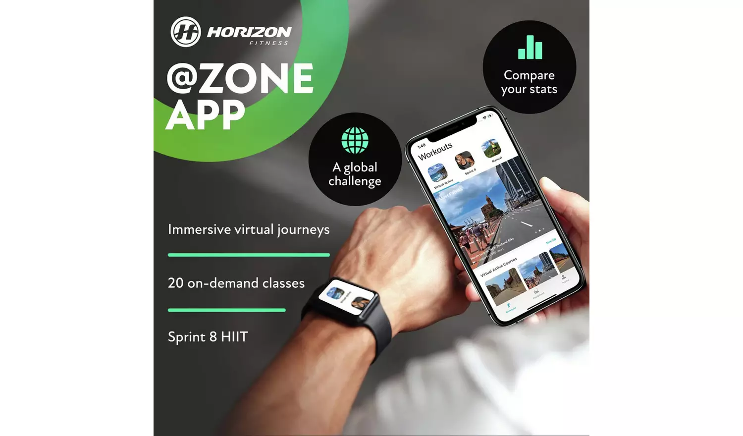 Horizon Fitness 7.0 AT Folding Treadmill