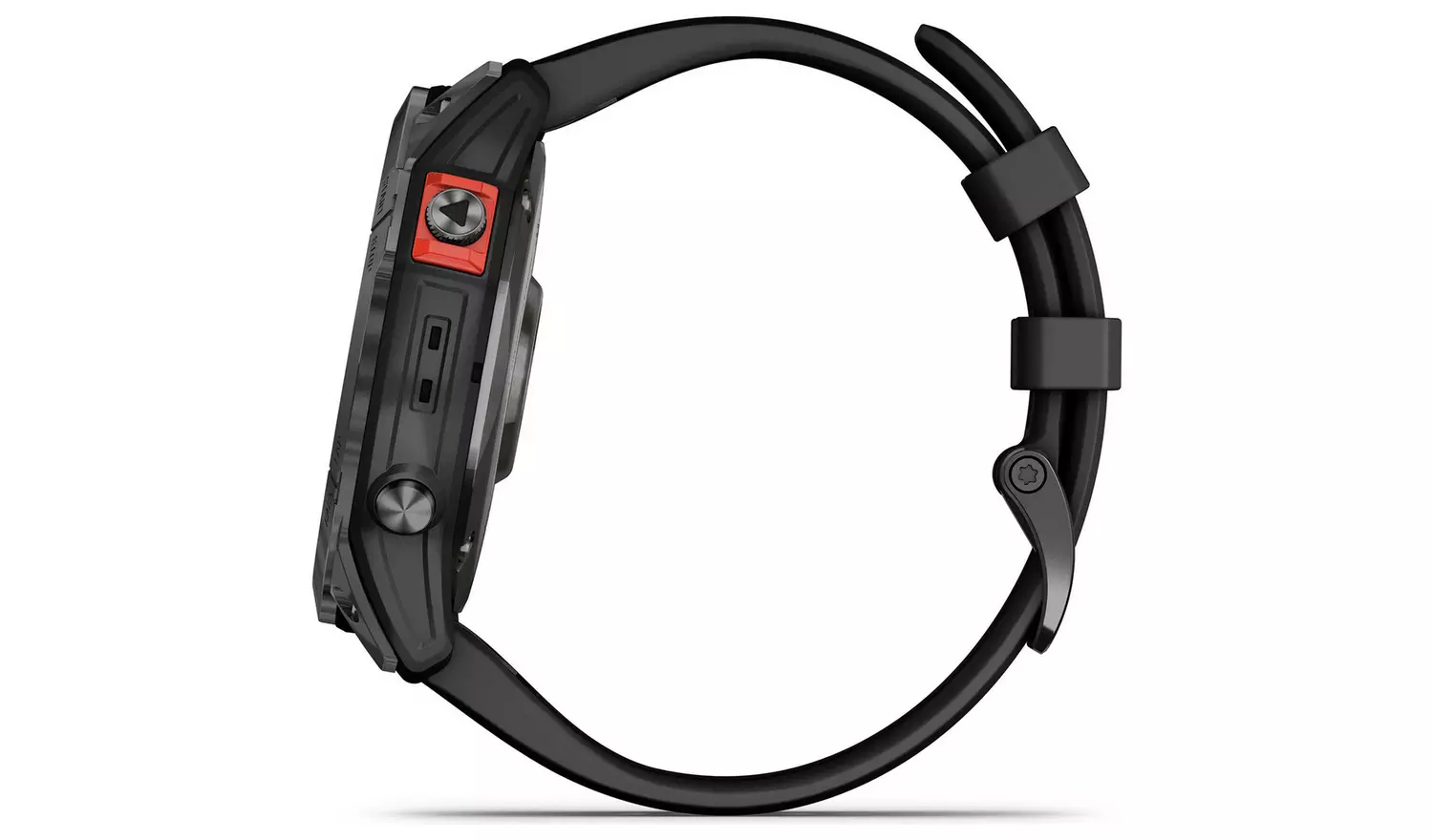 Garmin Fenix 7X Silicone Strap Smart Watch - Black