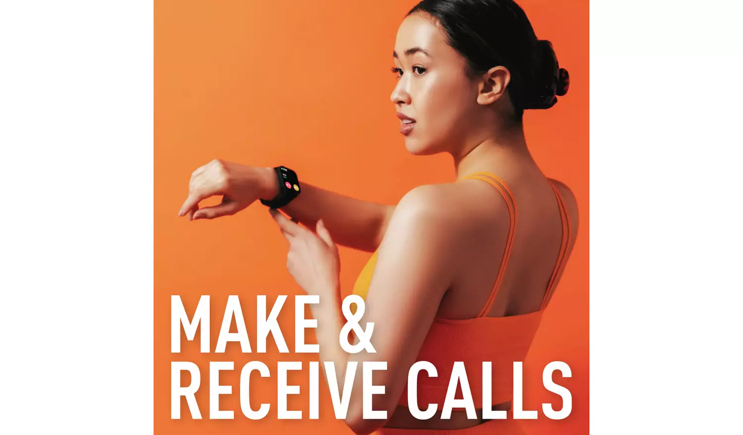 Reflex Active Series 23 Black Mesh Strap Smart Watch