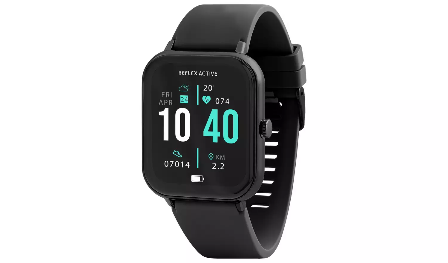 Reflex Active Series 23 Black Strap SmartWatch
