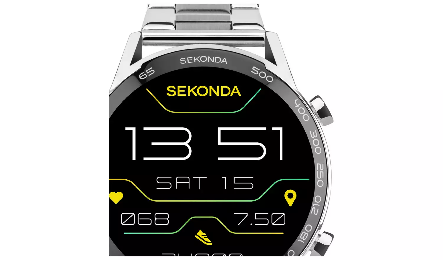 Sekonda Active Plus Stainless Steel Bracelet Smart Watch