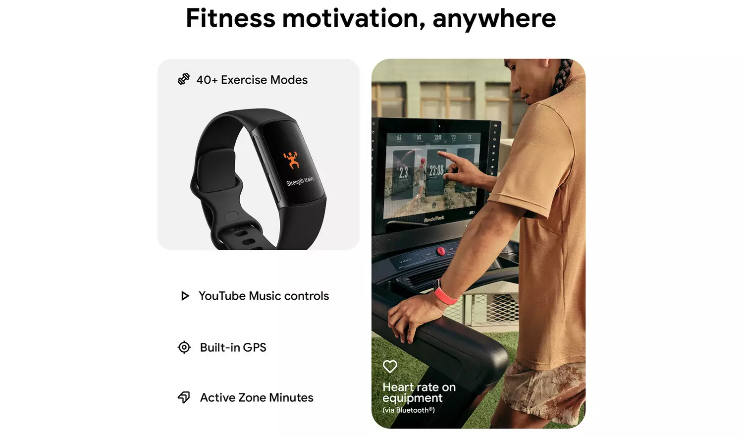 Fitbit Charge 6 Fitness Tracker - Obsidian