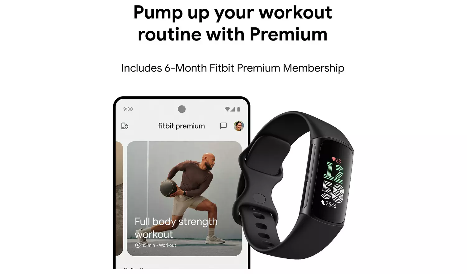 Fitbit Charge 6 Fitness Tracker - Obsidian