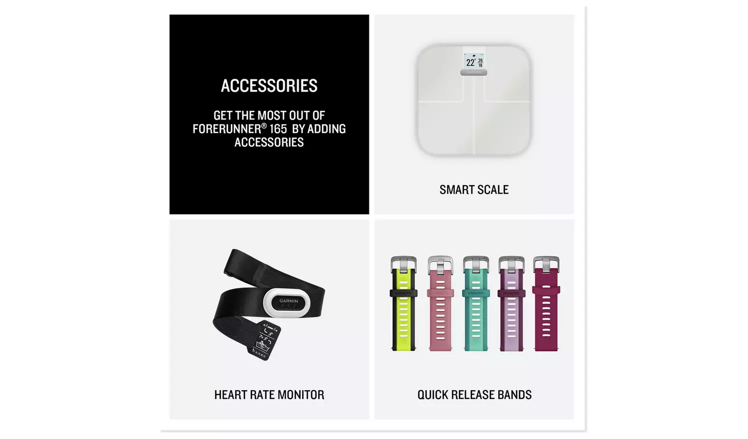 Garmin Forerunner 165 Music Smart Watch - Fuchsia