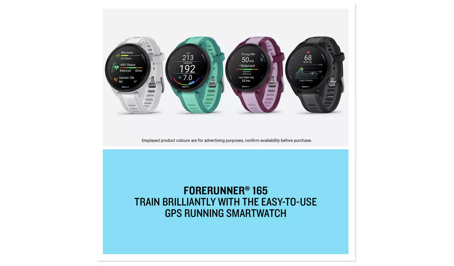 Garmin Forerunner 165 Music Smart Watch - Fuchsia