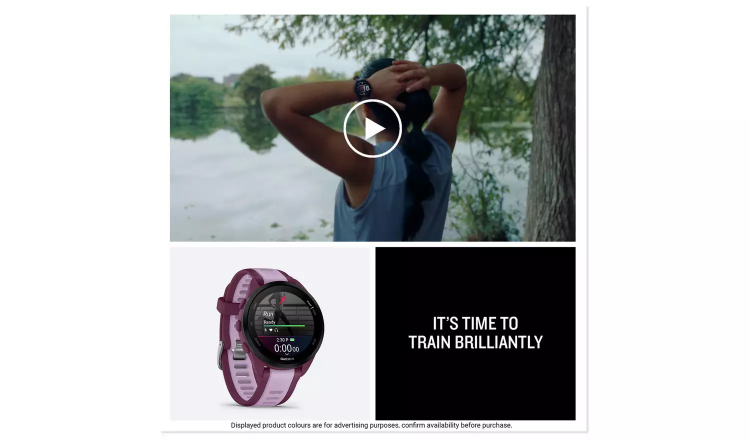 Garmin Forerunner 165 Music Smart Watch - Fuchsia