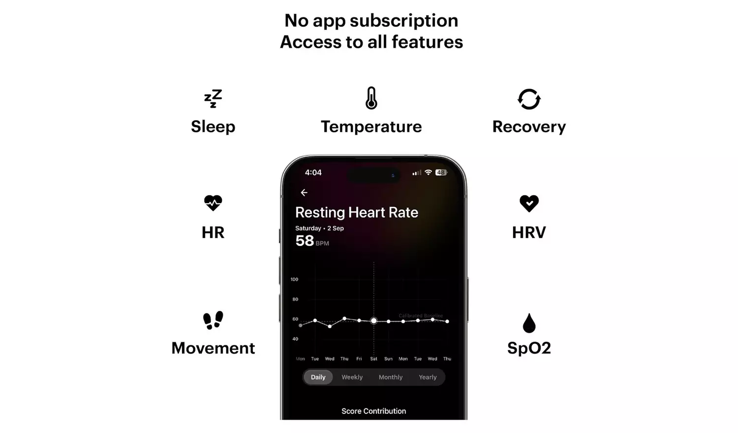 Ultrahuman Ring AIR Bluetooth Smart Ring Aster Black - 6