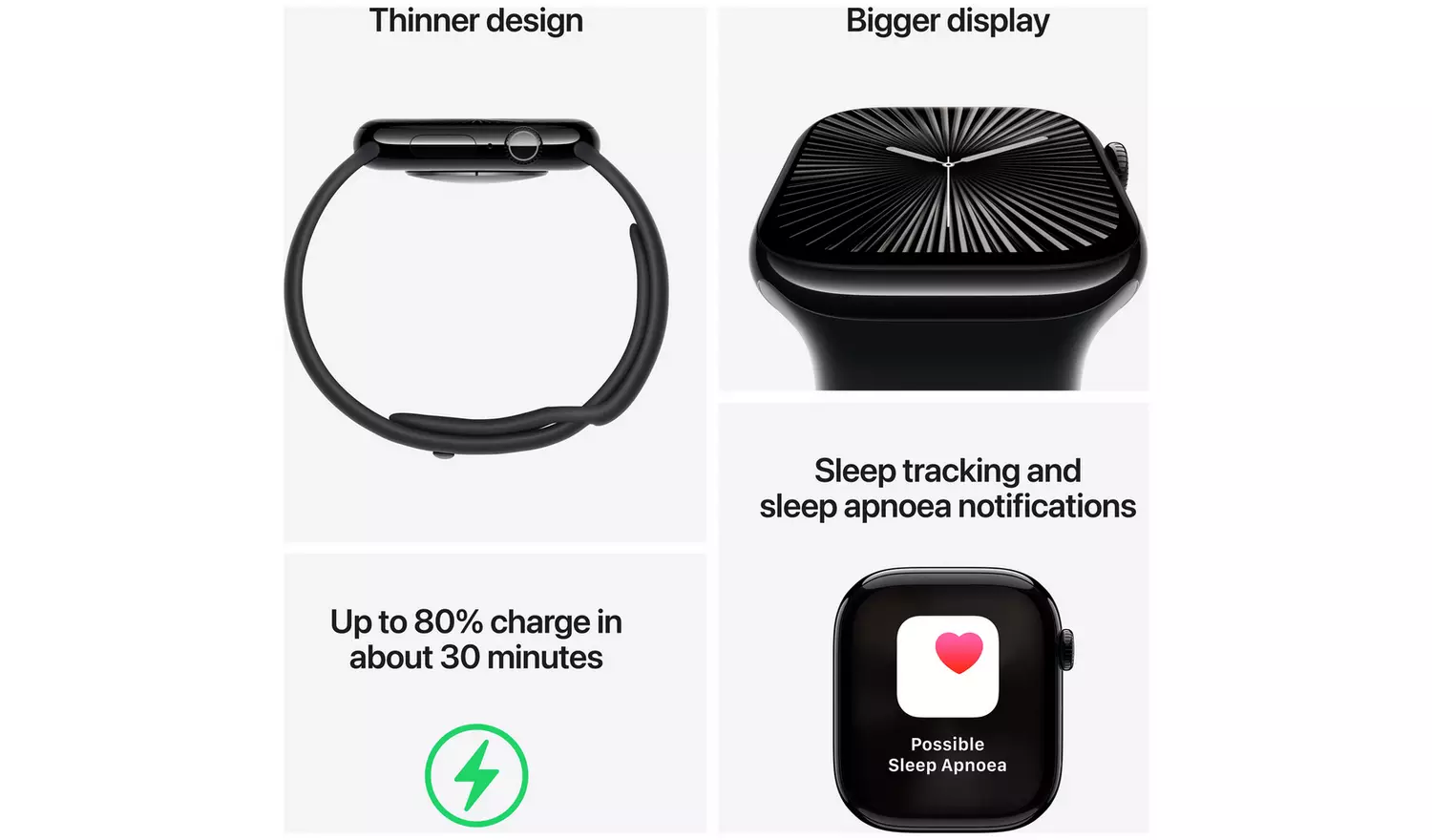 Apple Watch Series 10 GPS 46mm Rose Gold Plum Sport Loop