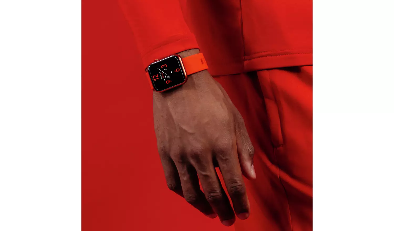 Reflex Active Series 12 Red Strap Smart Watch