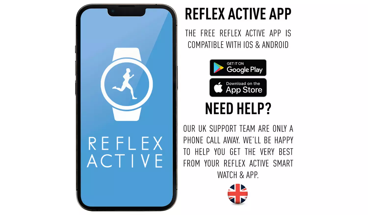 Reflex Active Series 12 Red Strap Smart Watch