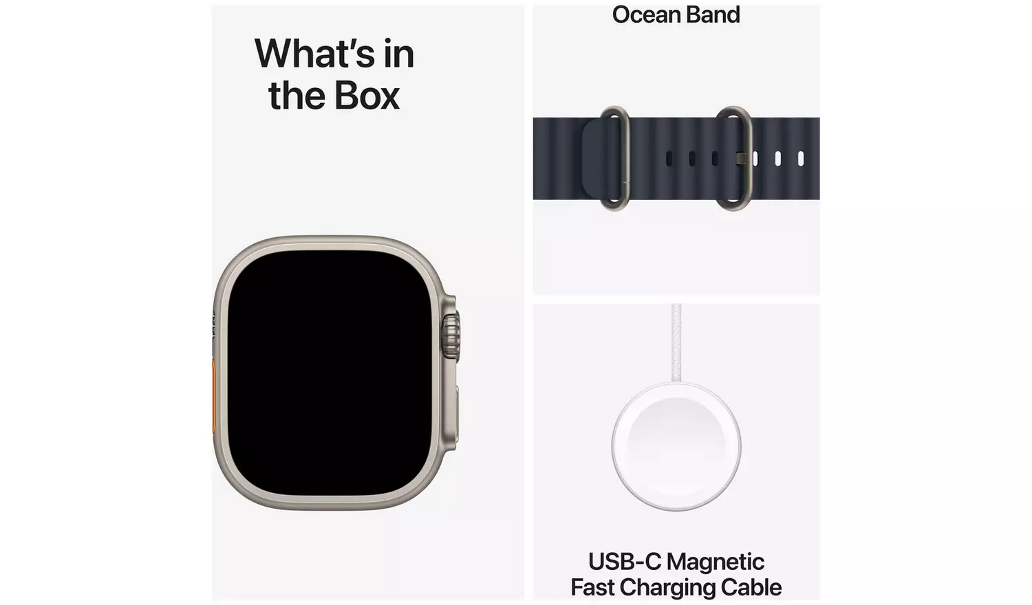 Apple Watch Ultra 2 2024 49mm Natural Navy Ocean Band