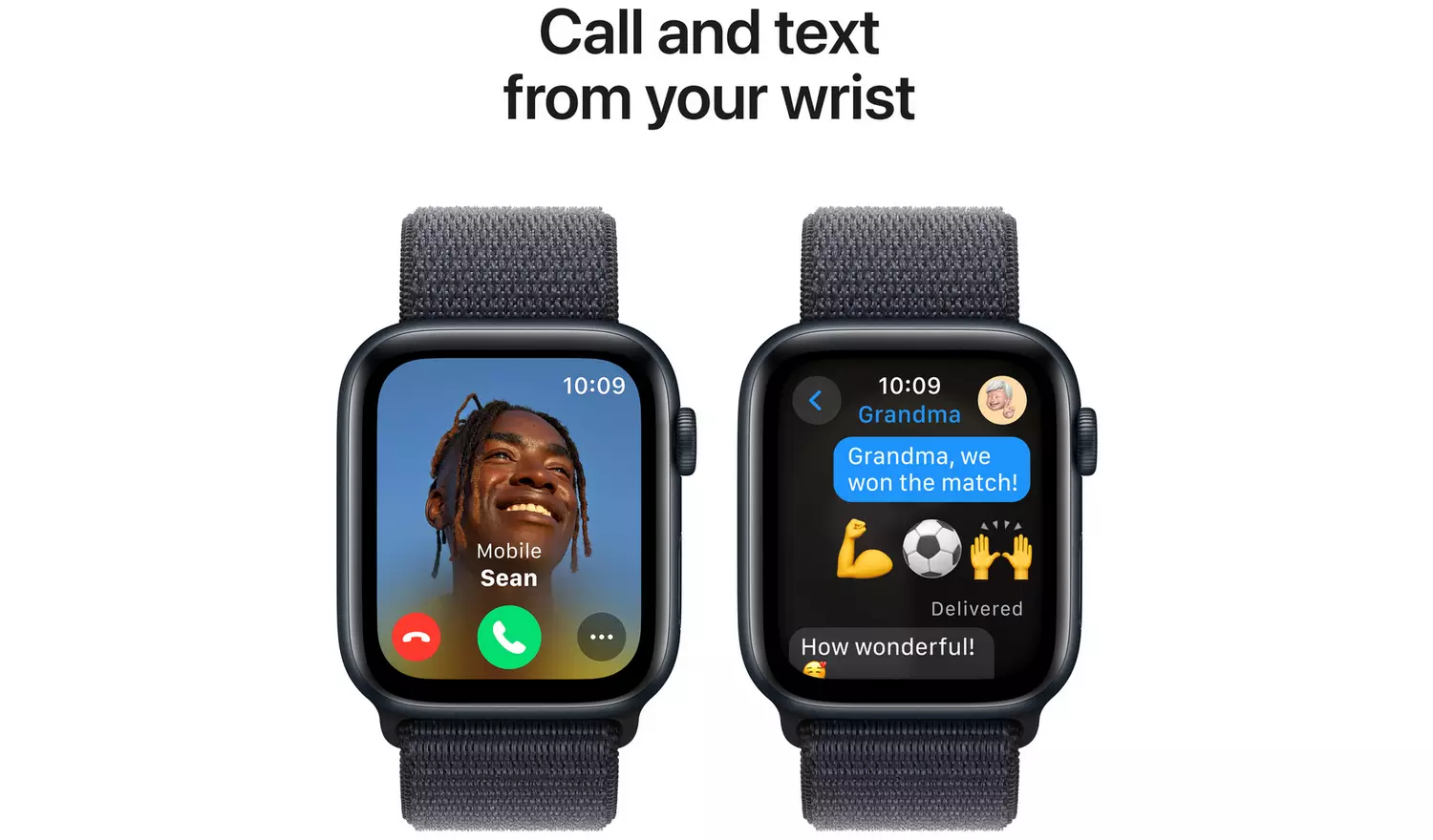 Apple Watch SE 2024 GPS 44mm Midnight Ink Sport Loop