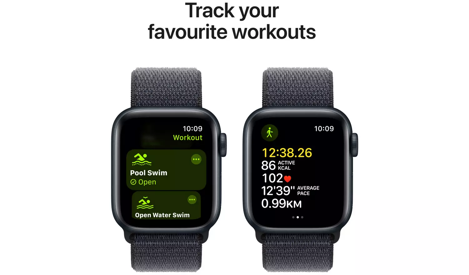Apple Watch SE 2024 GPS 40mm Midnight Ink Sport Loop