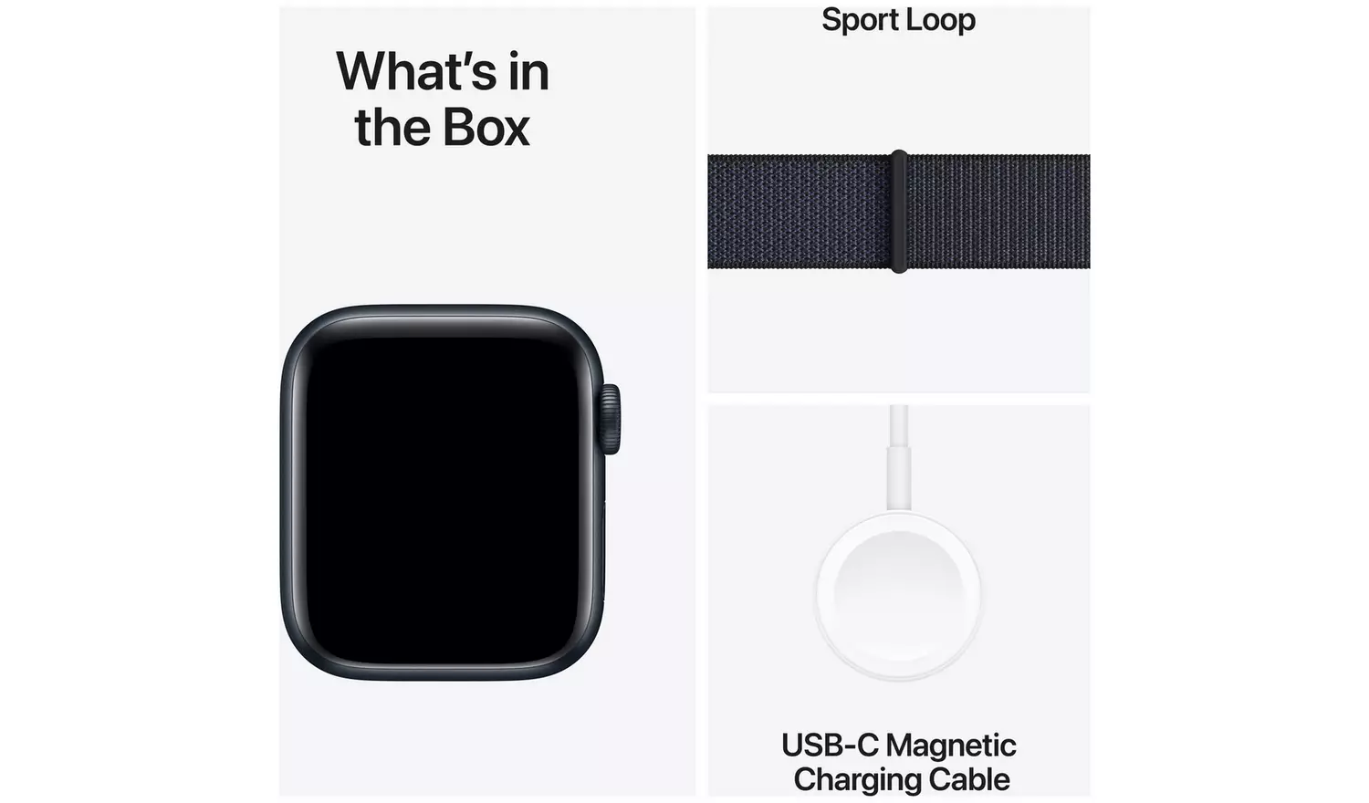 Apple Watch SE 2024 GPS 40mm Midnight Ink Sport Loop
