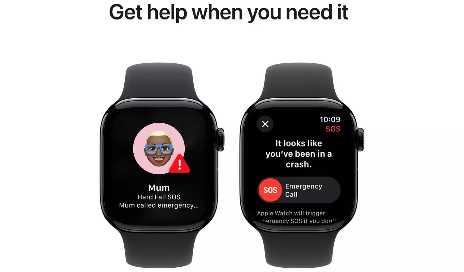 Apple Watch Series 10 GPS 42mm Jet Black Sport Band - M/L