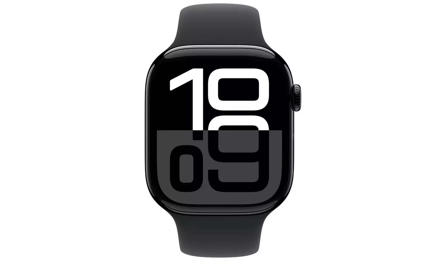 Apple Watch Series 10 GPS 46mm Jet Black Sport Band - M/L
