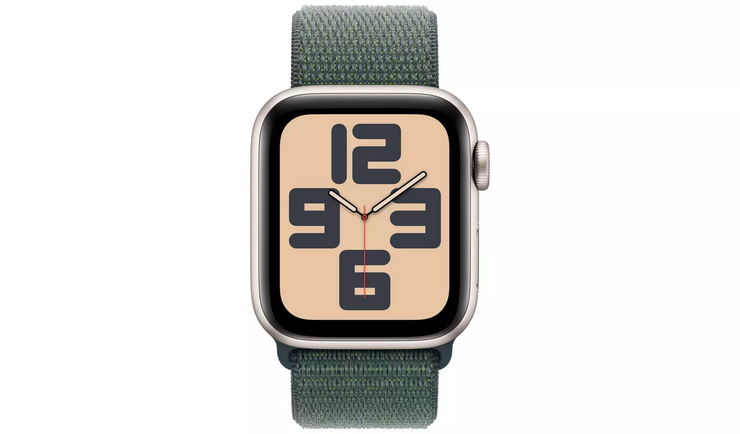 Apple Watch SE 2024 GPS 40mm Starlight Lake Green Sport Loop