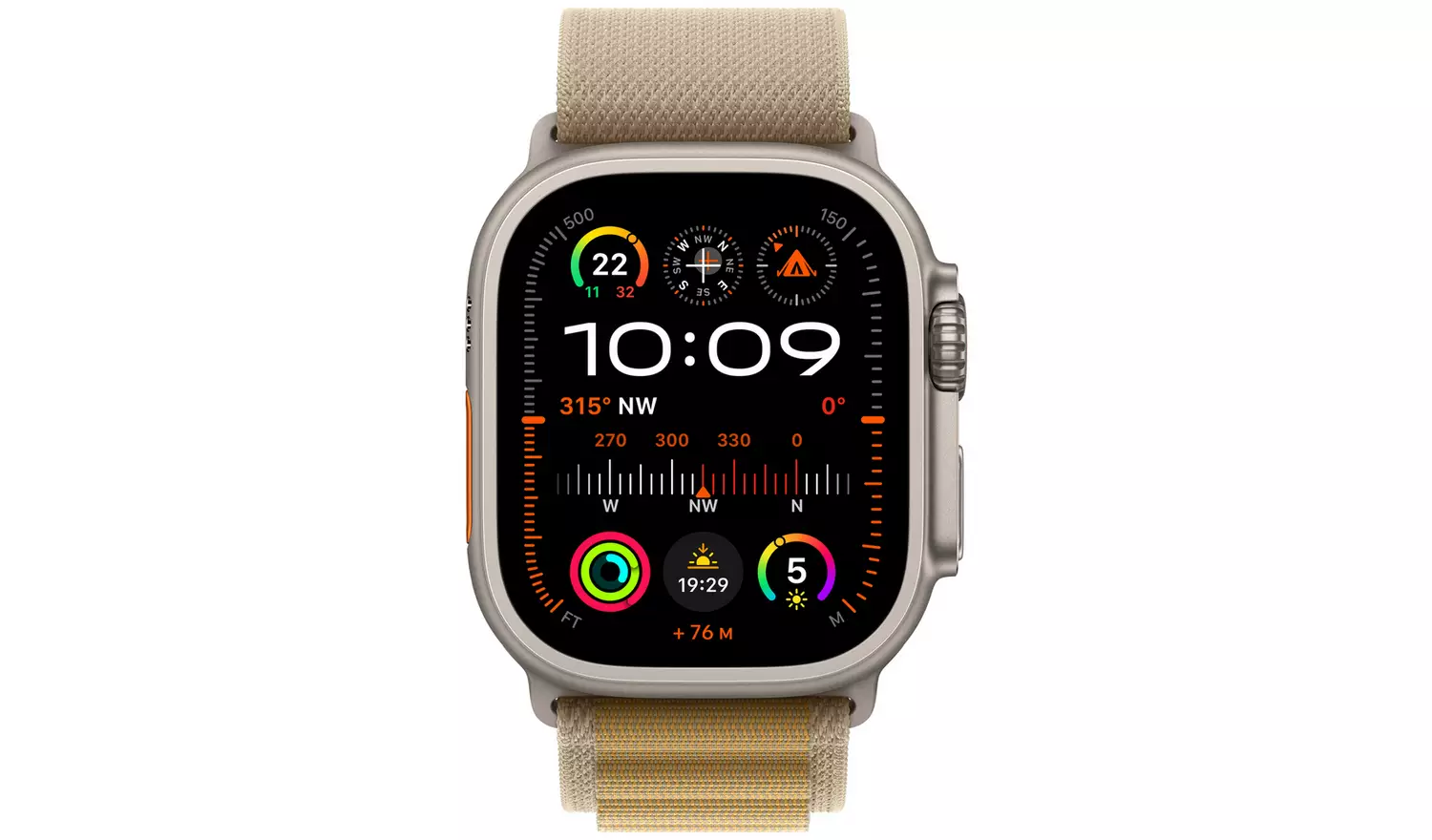 Apple Watch Ultra 2 2024 49mm Natural Tan Alpine Loop Medium