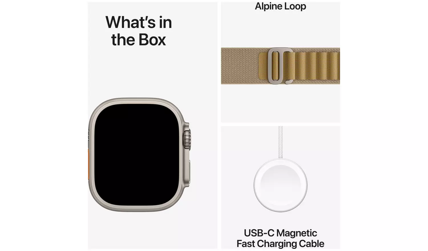 Apple Watch Ultra 2 2024 49mm Natural Tan Alpine Loop Medium