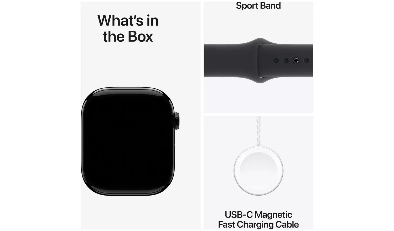 Apple Watch Series 10 GPS+Cellular 46mm Jet Black - M/L