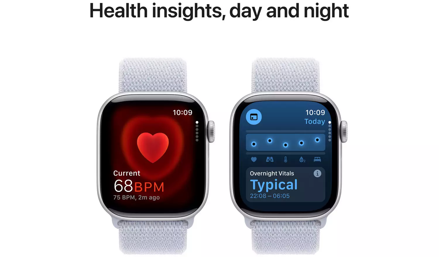 Apple Watch Series 10 GPS 42mm Silver Blue Cloud Sport Loop