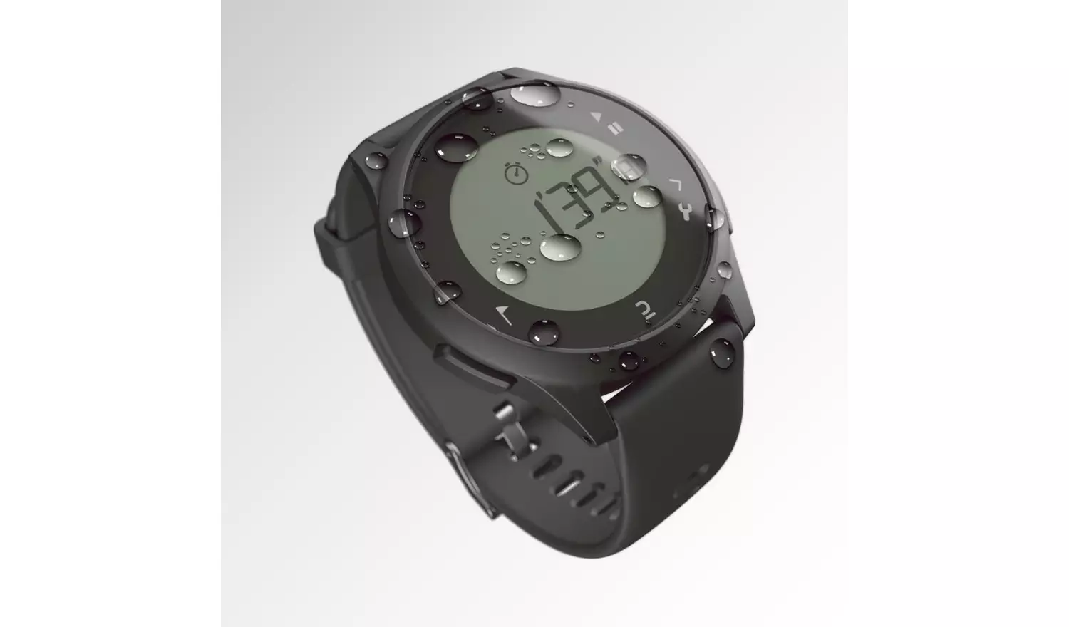 Decathlon ATW100 Running Stopwatch - Black