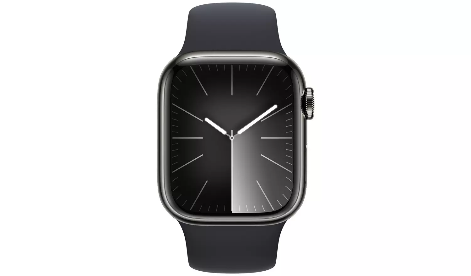 Apple Watch Series 9 GPS+Cell 41mm Steel & Midnight Band M/L