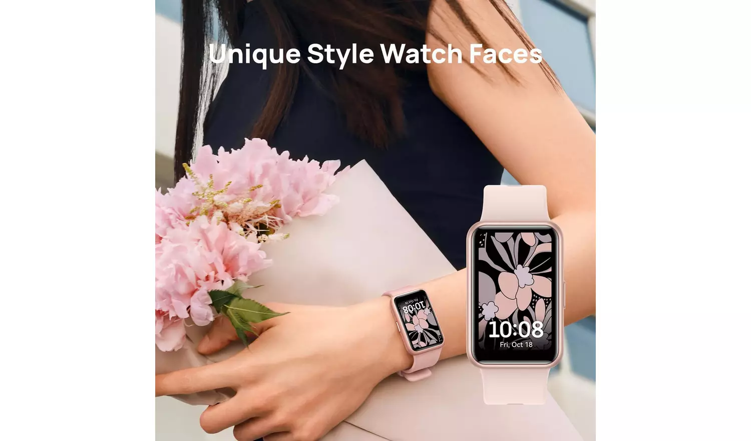 HUAWEI Watch Fit SE Smart Watch - Nebula Pink