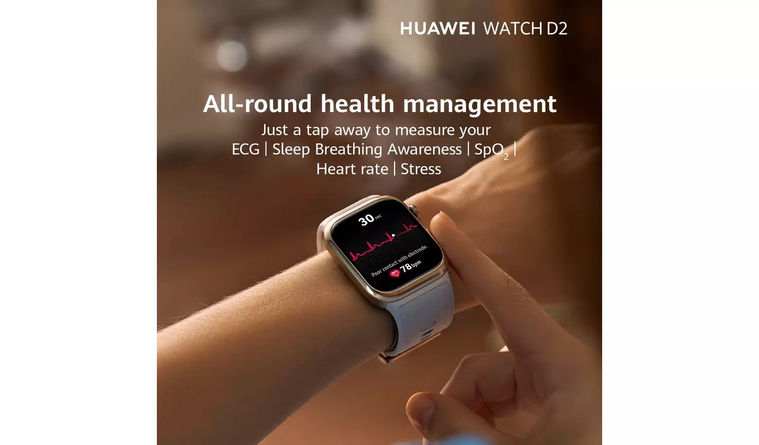 HUAWEI Watch D2 48mm Smart Watch - Black