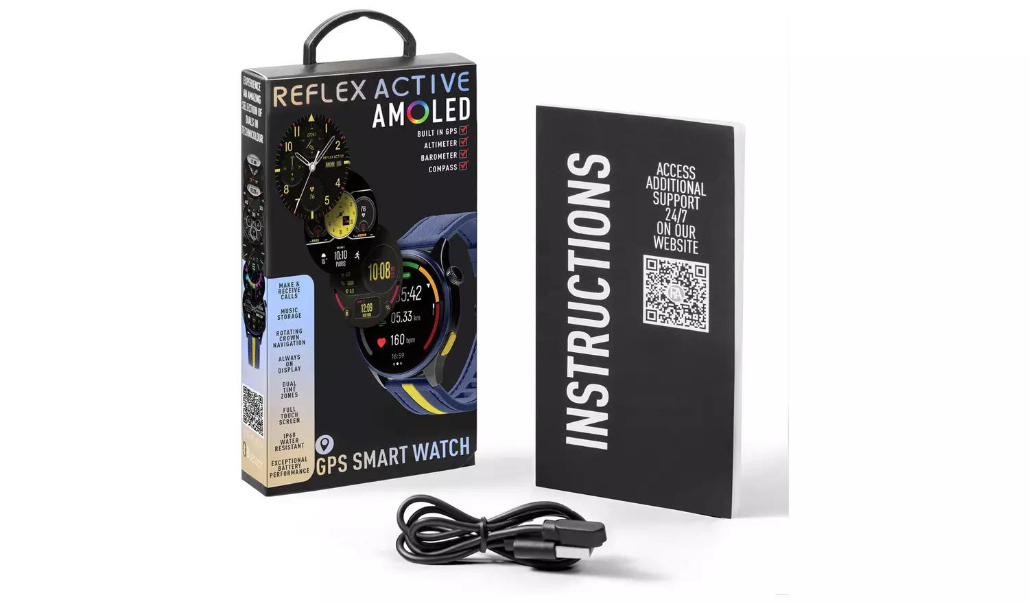 Reflex Active AMOLED GPS Calling Smart Watch