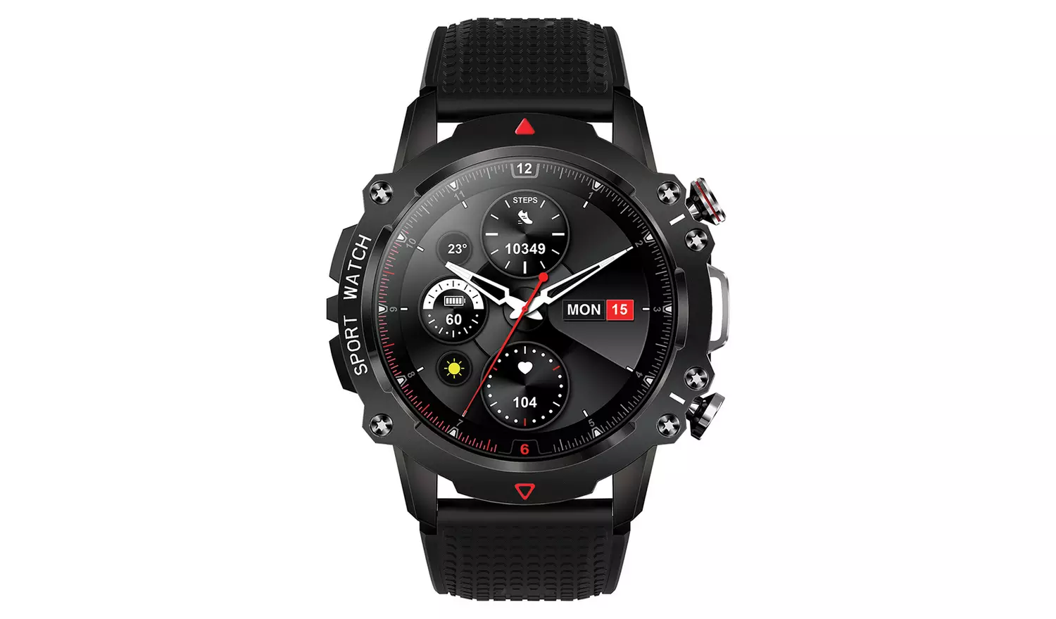 STORM S-Hero Black Strap Smart Watch