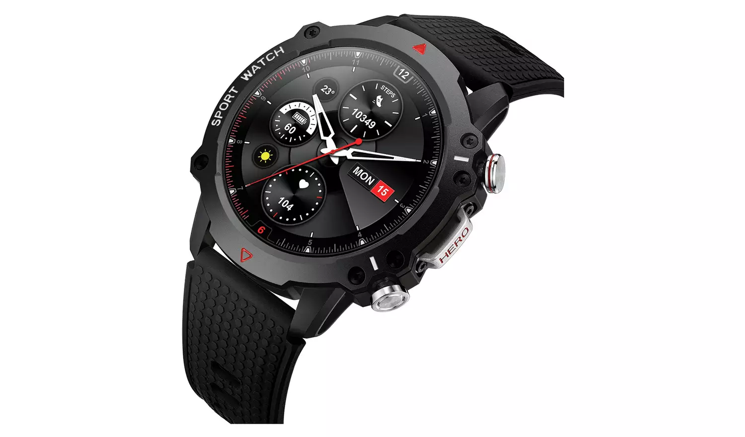 STORM S-Hero Black Strap Smart Watch