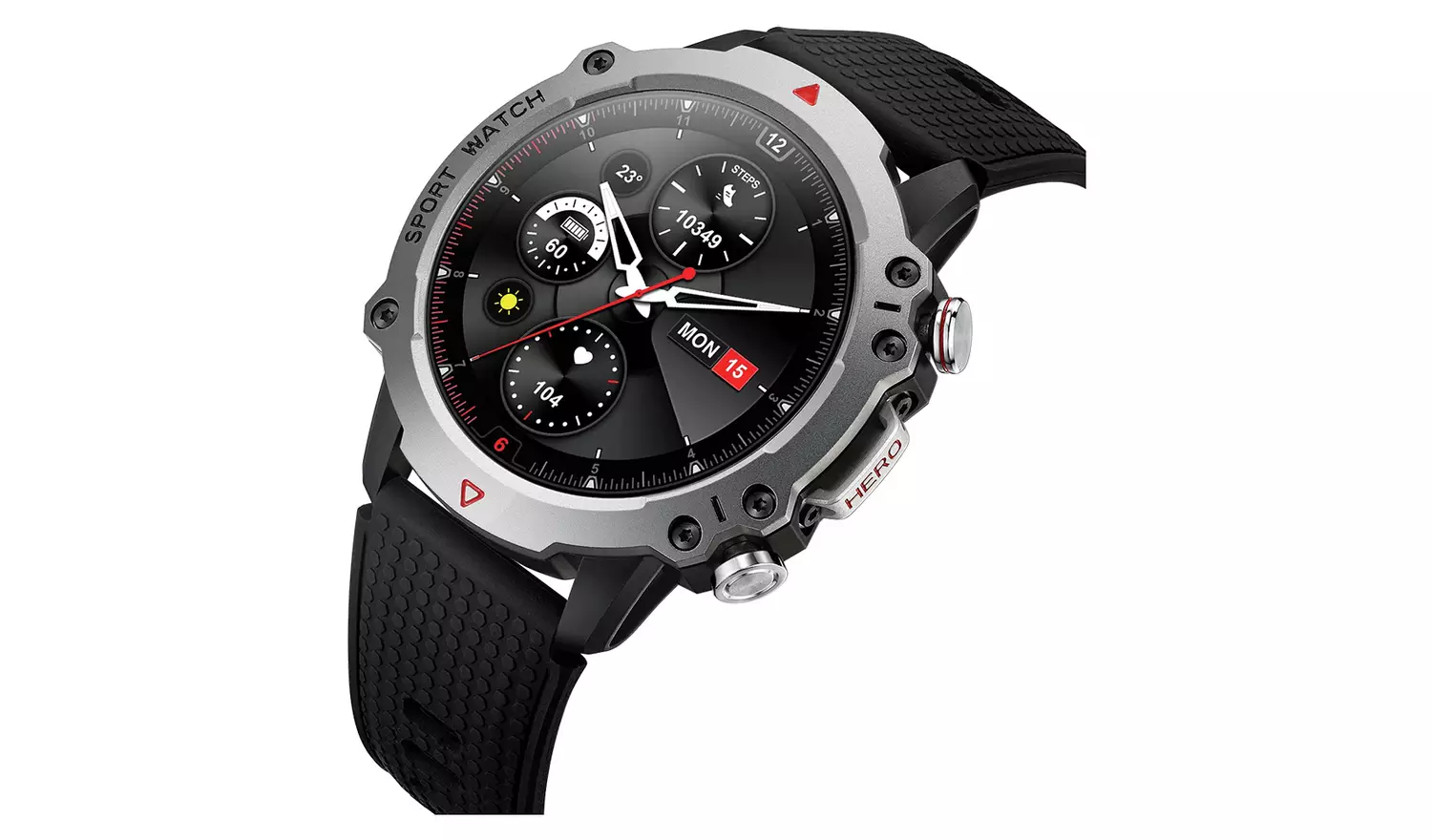 STORM S-Hero Black Strap Smart Watch