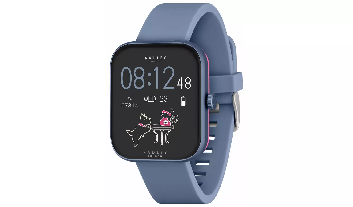 Radley Denim Blue Silicone Strap Calling Smart Watch