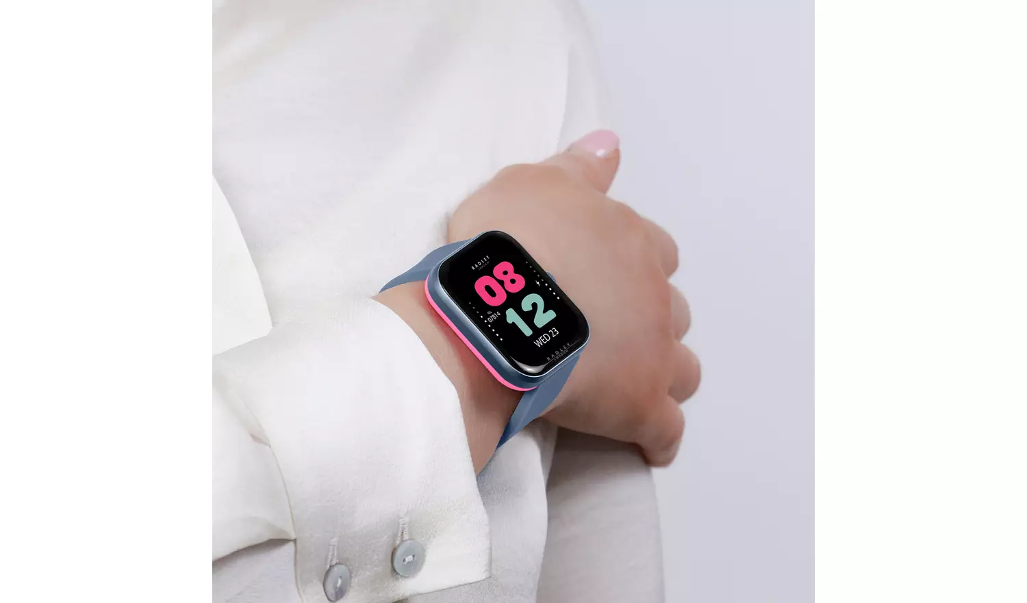 Radley Denim Blue Silicone Strap Calling Smart Watch