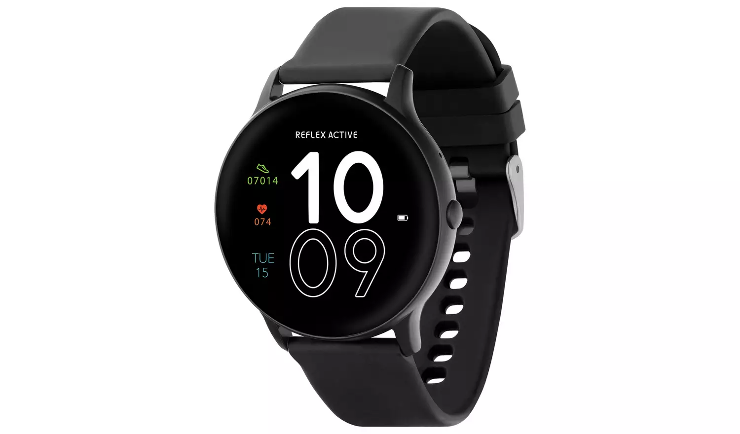 Reflex Active Black Calling Smart Watch and Earbud Set