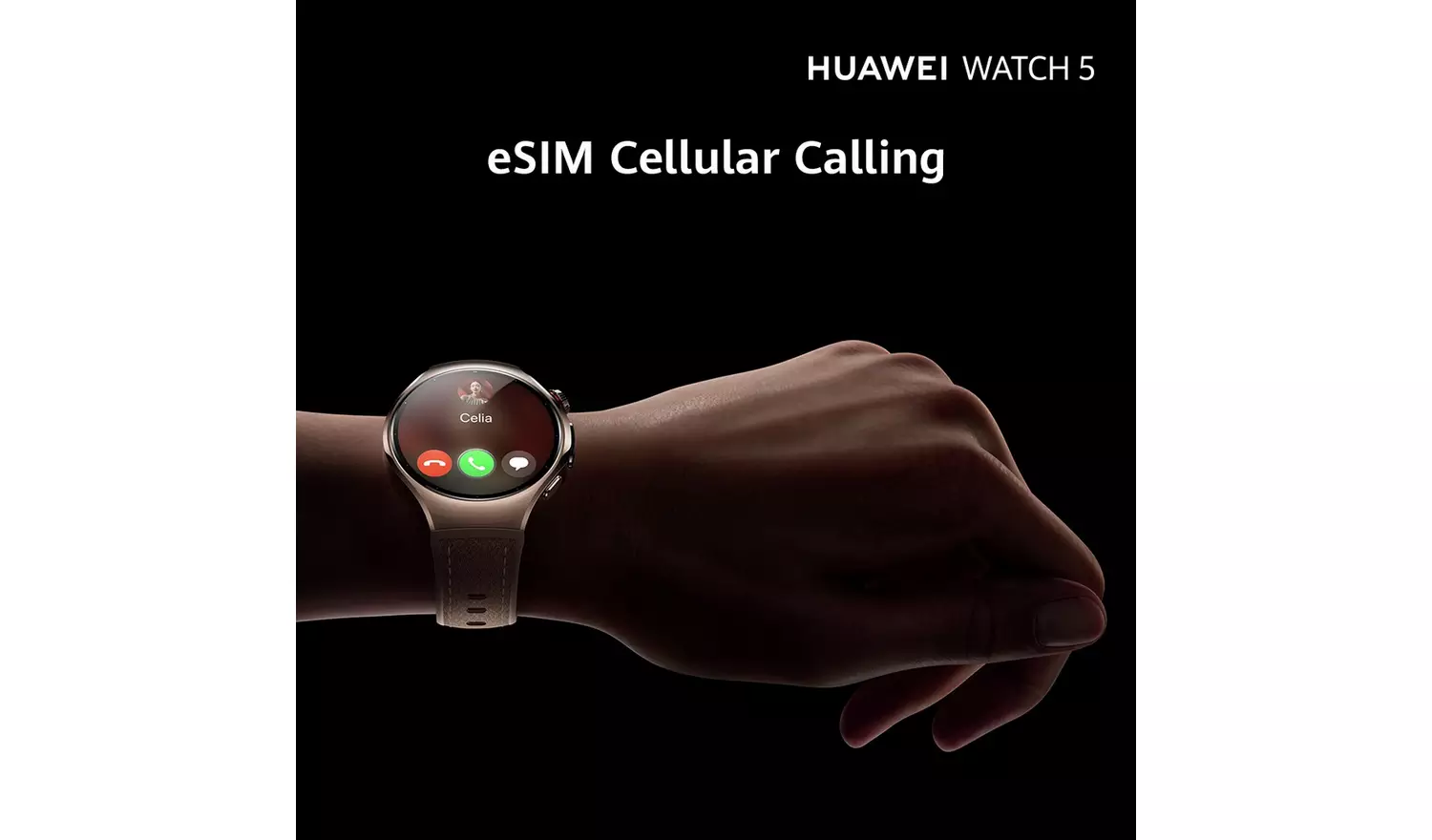 HUAWEI Watch 5 46mm Wi-Fi Smart Watch - Titanium Silver